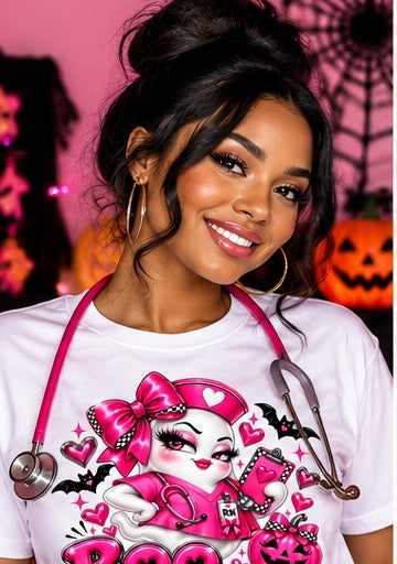 Boo, I Run This Shift! Halloween Nurse Tee