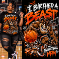 I Birthed a Beast Basketball Mom Graphic Tee 🏀🔥