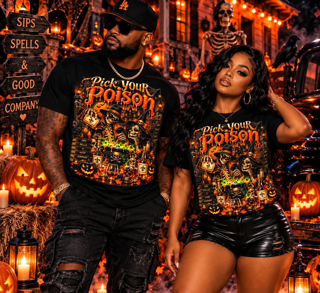 Pick Your Poison Halloween Graphic Tee