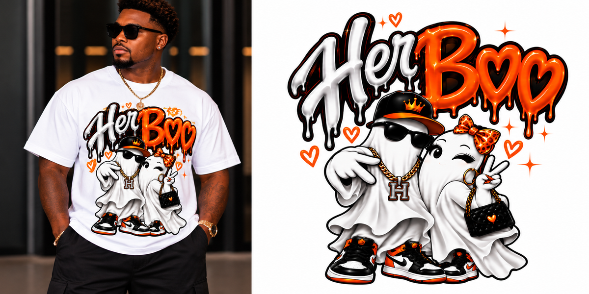 Her Boo Halloween Graphic Tee
